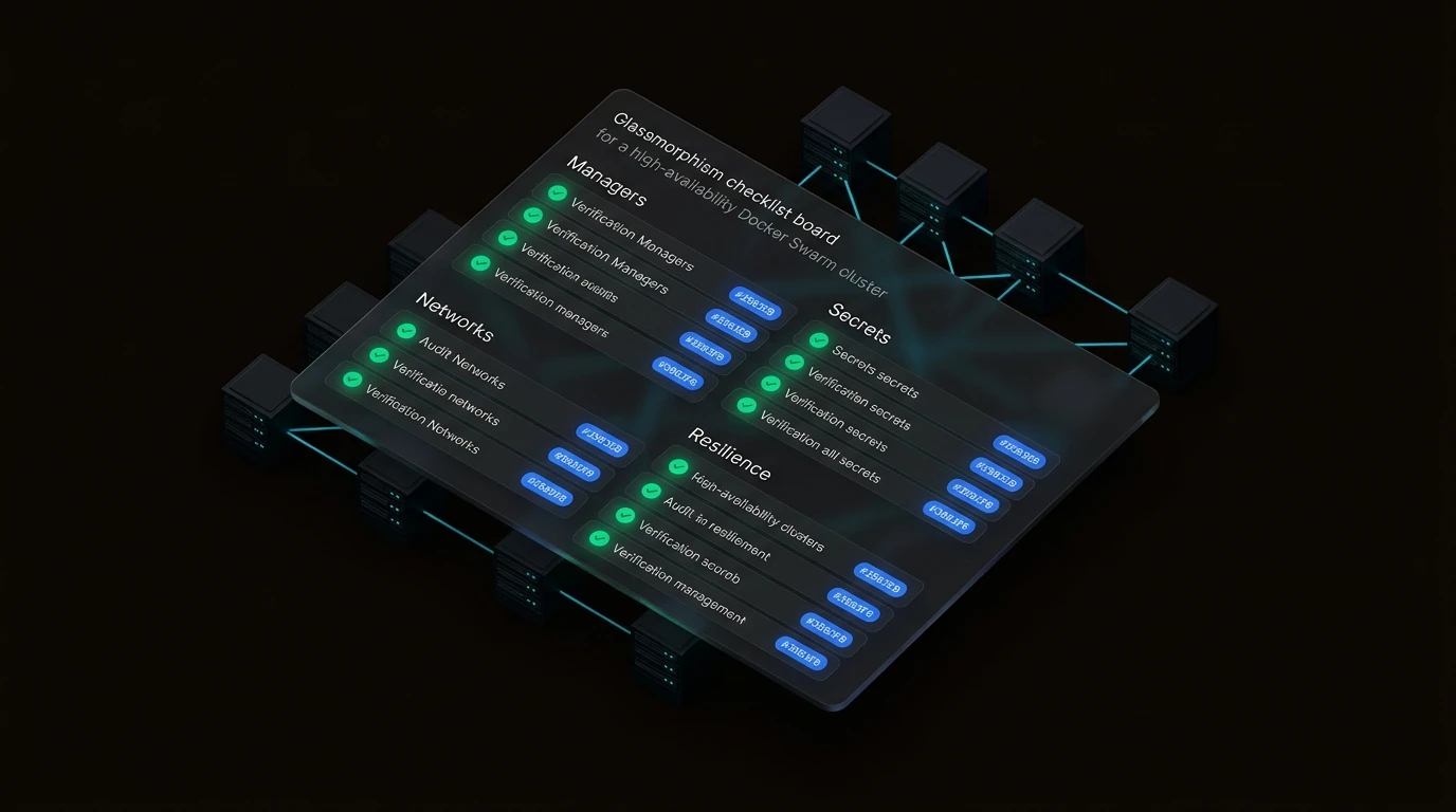 Docker Swarm Best Practices: The Checklist for a Cluster That Stays Up (2026)