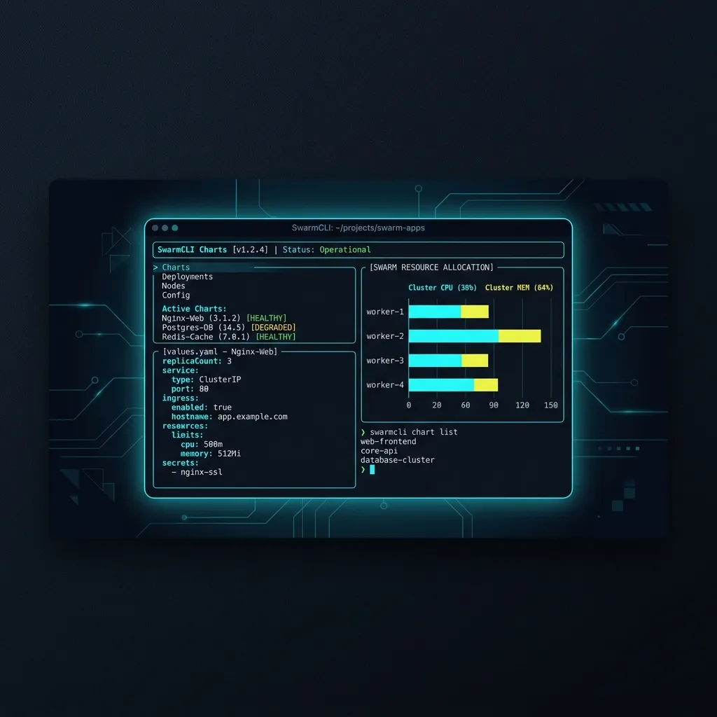 Helm for Docker Swarm: Managing Stacks with SwarmCLI Charts